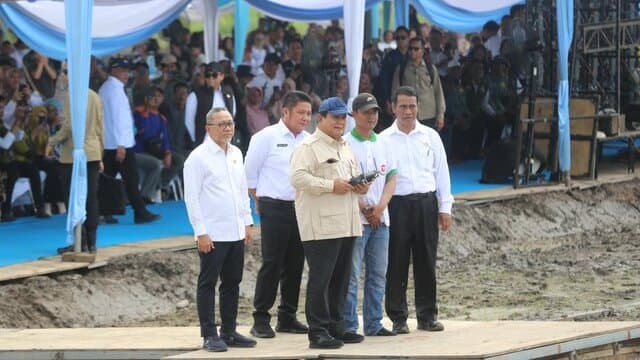 Presiden Prabowo Kagum Efektivitas Penggunaan Drone Pertanian, 1 Hari Bisa Tanam 25 Hektare