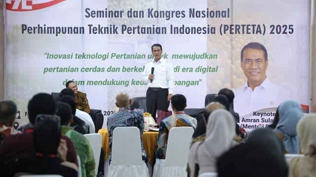 Sukses Wujudkan Surplus Beras 2025, PERTETA Nobatkan Mentan Amran sebagai Bapak Swasembada Pangan Nasional