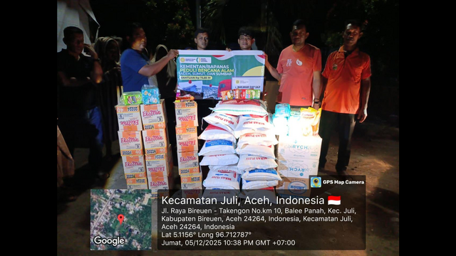 Bantuan Kementan Peduli Gelombang Pertama Tiba di Kota Langsa, Aceh