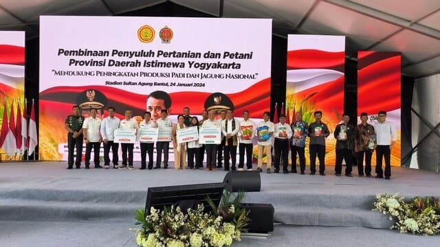 Serukan Swasembada Pangan, Mentan Ajak Petani dan Penyuluh DI.Yogyakarta Tingkatkan Produksi dan Produktivitas