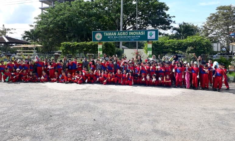 Belajar Pertanian Sejak Dini, BPTP Balitbangtan jadi Rujukan Sekolah di Kaltim