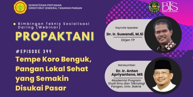 Permintaan Pasar Tinggi, Kementan Dorong Pengembangan Tempe Koro Benguk
