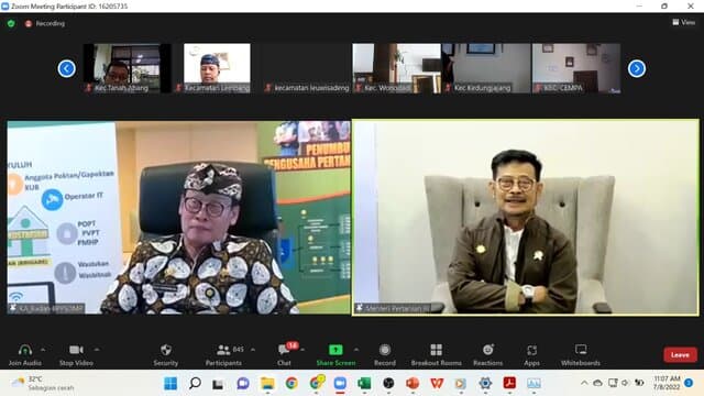 Kementan Ajak Camat Seluruh Indonesia Bersama Menanggulangi Penyebaran PMK