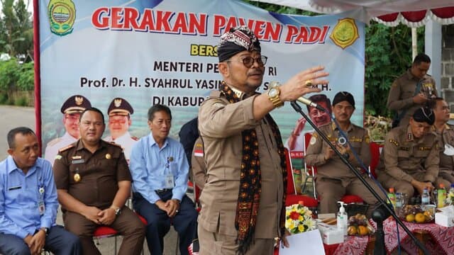 Mentan SYL Pastikan Ketersediaan Beras di DIY Melimpah