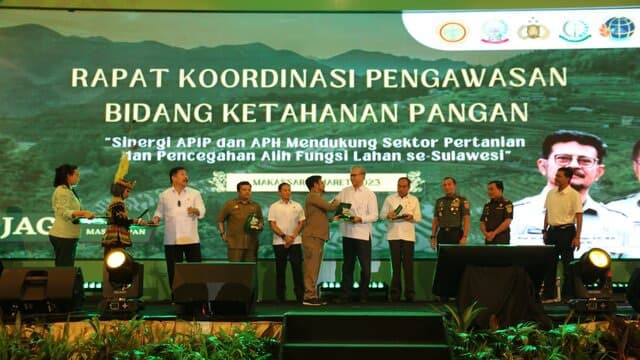 Cegah Alih Fungsi Lahan, Mentan SYL Sinergi Dengan APIP dan APH