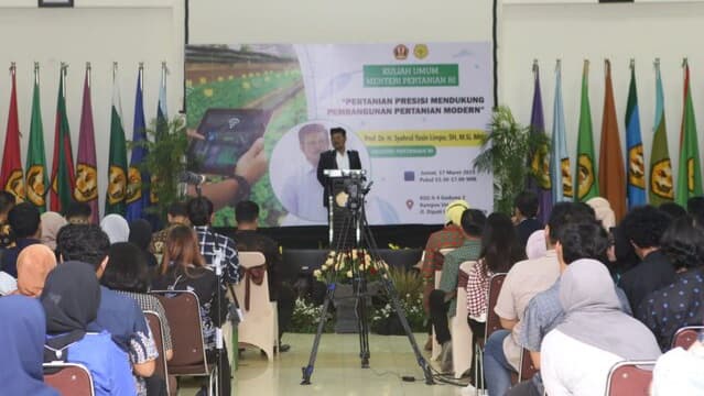 Kuliah Umum di Unpad, Mentan SYL Ajak Mahasiswa Wujudkan Pertanian Presisi