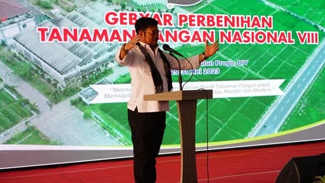 Mentan SYL Pastikan Benih Unggul Jadikan Pertanian  Kita Kuat