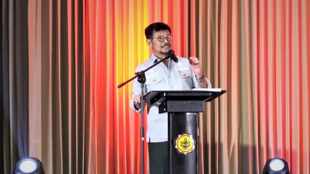 Mentan SYL di Hari Keamanan Pangan, Ajak Semua Pihak Jaga Pangan Indonesia
