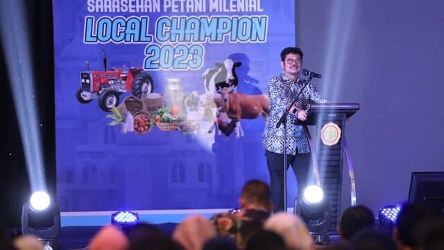 Di Malam Puncak Sarasehan Petani Milenial, Mentan: Kolaborasi Jadi Kunci Bisnis Pertanian
