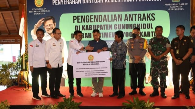 Berhasil Tangani Antraks, Mentan SYL Acungi Jempol Pemkab Gunungkidul