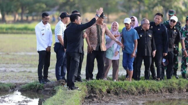 Mentan SYL Cek Tanam Padi Kabupaten Gowa, Pastikan Produksi Penyangga Pangan Nasional Aman Berjalan Baik
