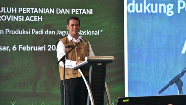 Hadir di Aceh, Mentan Amran Beri Pembinaan 20.000 Petani dan Bantuan Rp 170,98 Miliar