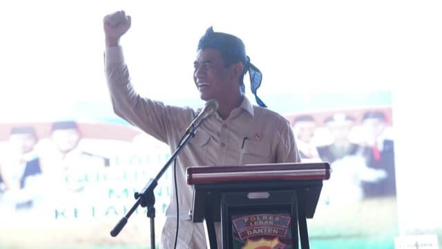 Mentan Bersama Kapolri dan Panglima TNI Launching Program Swasembada Pangan