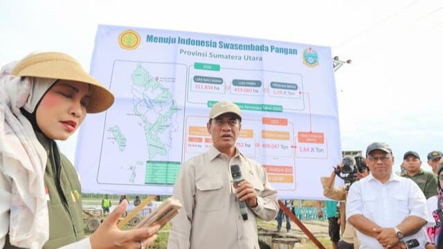 Sentra Produksi Strategis, Mentan Amran Terus Perkuat Brigade Pangan di Sumatera Utara