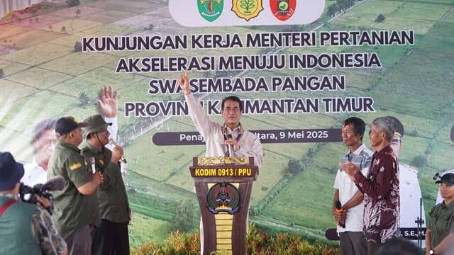 Kunjungi Kaltim, Mentan Amran : Fokus Kementan Transformasi Pertanian Tradisional ke Modern