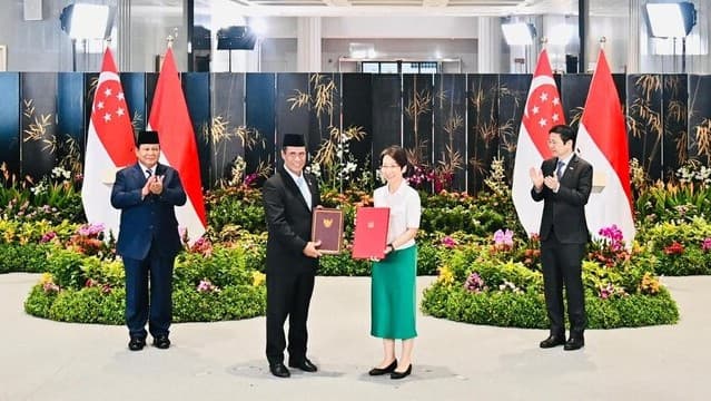 Mentan Amran Tandatangani MoU Kerjasama Keamanan Pangan dan Teknologi Pertanian dengan Singapura