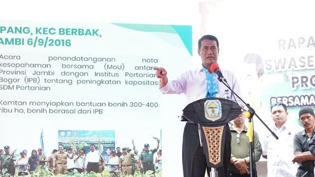 Mentan Amran Dorong Produksi Padi Jambi, Target Ekspor ke Negara Tetangga