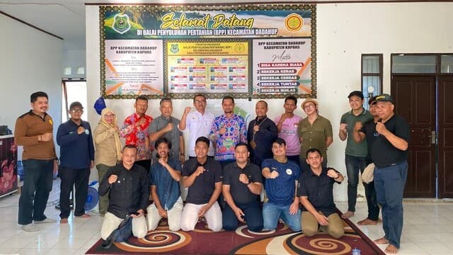 Kementan Terjunkan HMI, IMM, IPNU, PII dan KAMMI Belajar Brigade Pangan di Kalteng dan Kalsel