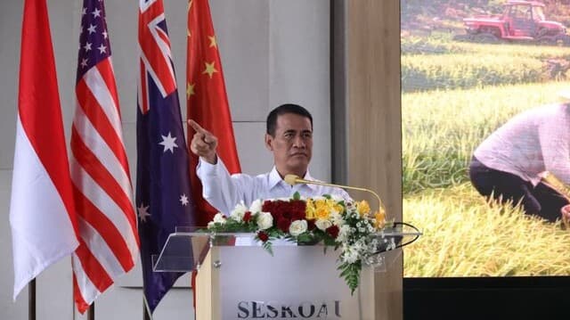 Mentan Amran : Pangan Adalah Alat Pertahanan Negara, Indonesia Tak Lagi Bergantung Impor