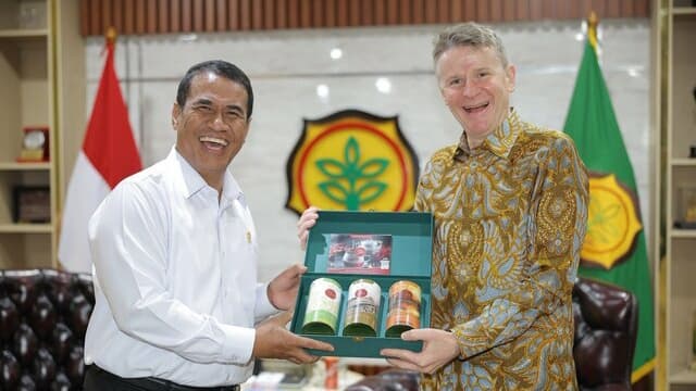 Mentan Amran Perkuat Kemitraan RI–Australia, Dadahup Siap Jadi Model Pertanian Rawa Modern