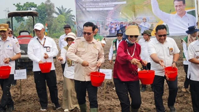 Percepat Tanam CSR Banyuasin, Kementan Perkuat Pengairan dan Brigade Pangan