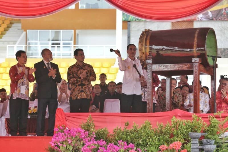 Presiden Joko Widodo Membuka PENAS XV-2017 Aceh