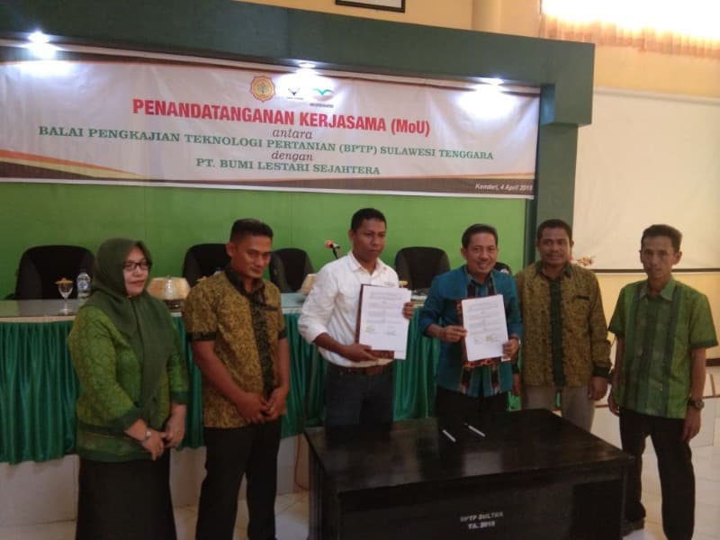 Penandatangan Kerjasama MoU dengan PT Bumi Lestari Sejahtera