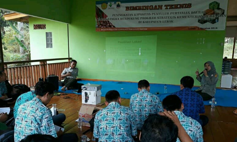 BPTP Banten Tingkatkan Kapasitas Penyuluh Daerah Kab. Lebak Melalui Bimtek