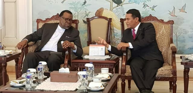 Presiden Republik Namibia Apresiasi Indonesia Yang Mampu Swasembada Beras dan Ekspor Jagung