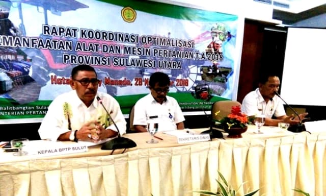 Optimalisasi Pemanfaatan Alat dan Mesin Sulawesi Utara Baru 70 Persen