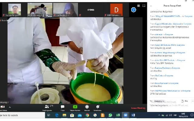 Menggugah Pola Hidup Sehat Melalui Pelatihan Pengolahan Yogurt Jagung