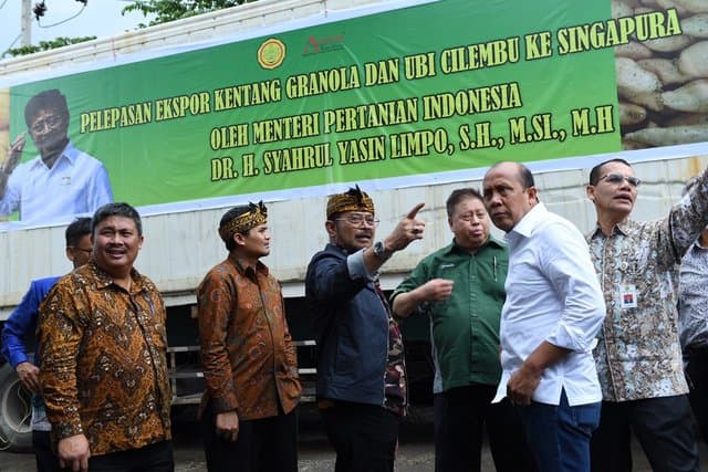 Mentan Syahrul Lepas Ekspor Sayur Asal Jawa Barat