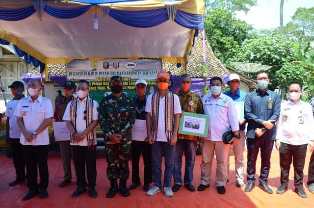 Kostratani Lampung Dukung Kartu Petani Berjaya di Way Kanan