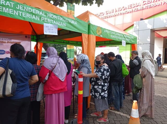 Pasar Mitra Tani/Toko Tani Indonesia Centre Kementan Gelar Bawang dan Cabai Murah untuk Dukung Stabilisasi Harga