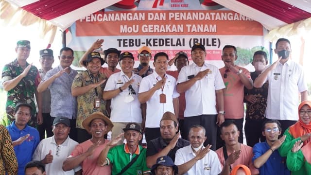 Kementan Laksanakan Gerakan Tanam Tebu dan Kedelai di Kabupaten Kudus