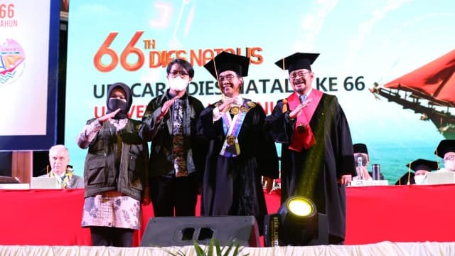 Pidato Dies Natalis 66 Unhas, Rektor dan Gubernur Apresiasi Kemajuan Pertanian Indonesia