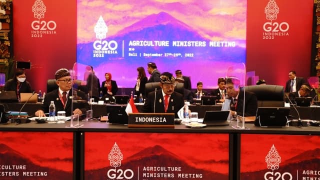 Mentan SYL Pimpin Langsung Sidang Pertemuan Menteri Pertanian Negara G20