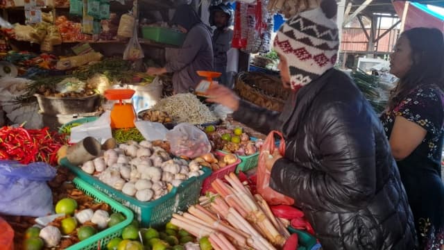 Pasokan dan Harga Sayuran Terkendali, Perayaan Nataru di Humbahas Semakin Sejuk