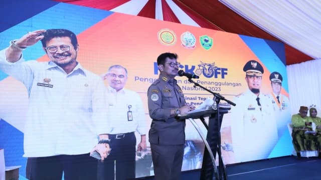 Mentan SYL Kick Off Pengendalian dan Penanggulangan PMK 2023 Serentak di 29 Provinsi