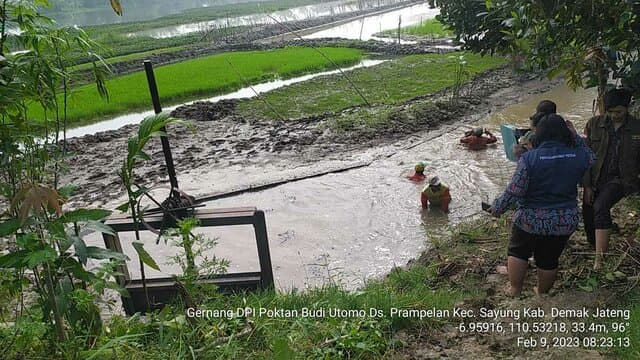 Kementan Dan Pemda Lakukan Normalisasi Saluran Air ,Upaya Antisipasi Banjir di Kabupaten Demak