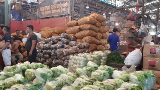 Petani Panen Raya, Pasokan Di Pasar Induk Kramat Jati Melimpah dan Harga di Jabodetabek Stabil