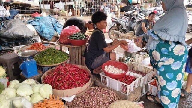 Harga-harga Bahan Pangan di Beberapa Pasar Mulai Terpantau Normal