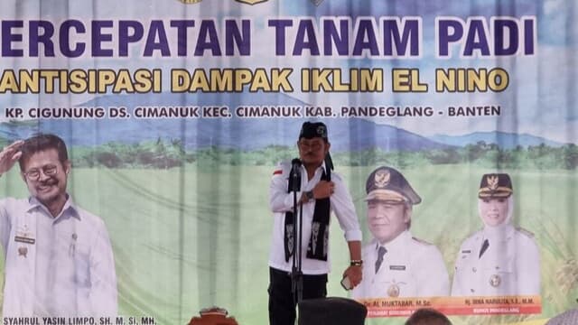 Mentan SYL Ajak Banten Jadi Kekuatan Baru Pangan Indonesia