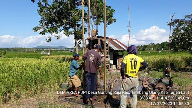 Dem DPI Halau Dampak El Nino di Kabupaten Tanah Laut, Kalimantan Selatan