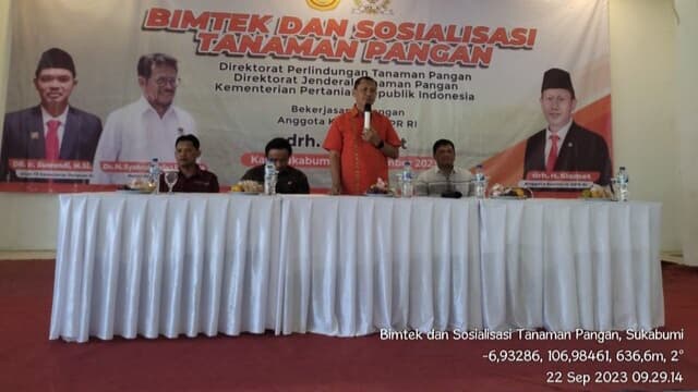 Kementan Bersama Komisi IV DPR RI Bersinergi Laksanakan Bimtek Biosaka di Sukabumi