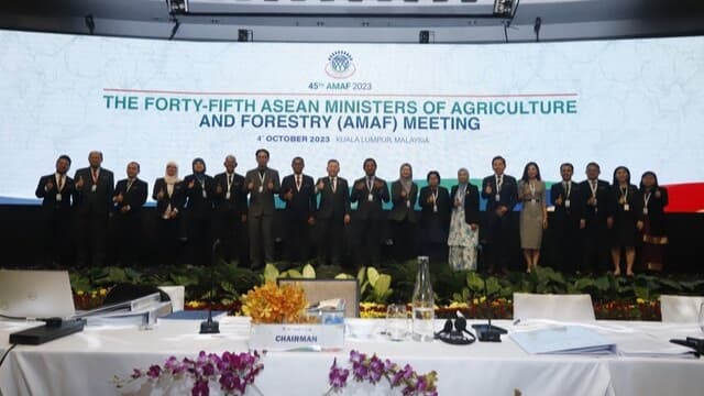 Rangkaian Pertemuan ASEAN Ministers on Agriculture and Forestry (AMAF) ke-45