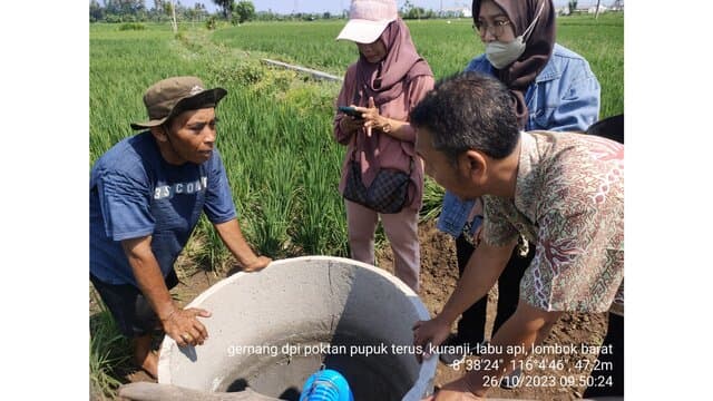 Petani Lombok Barat Sukses Mengoptimalkan Bantuan Gernang DPI Menghadapi Dampak Kekeringan Ekstrem