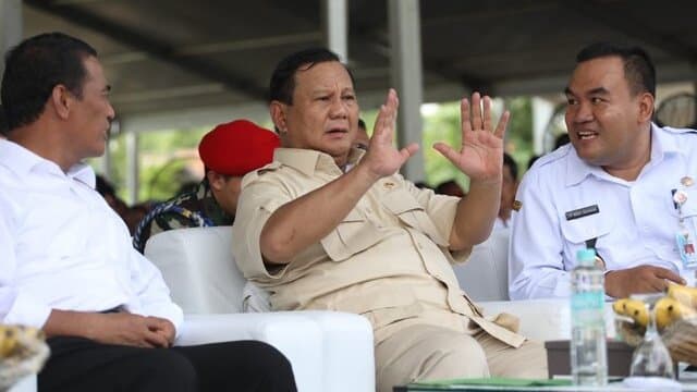 Prabowo Ucapkan Terima Kasih Kepada Mentan Amran