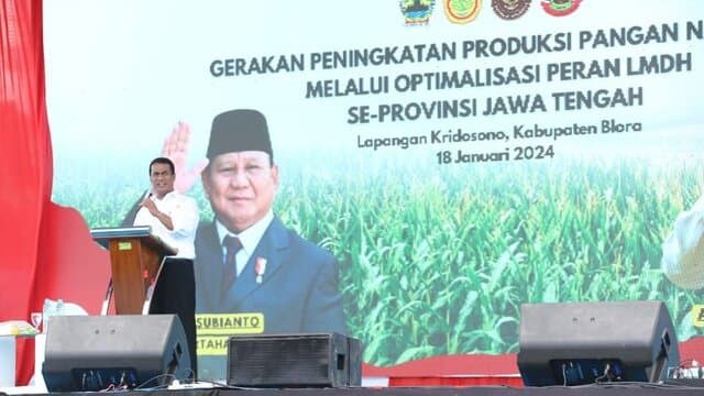 Kementan Bantu 40 Ribu Hektar LMDH di Kabupaten Blora Jawa Tengah