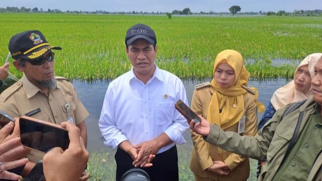Kunjungi Korban Banjir Demak, Mentan Berikan Bantuan Benih 10.000 ha dan 30 Miliar Sarana Pertanian